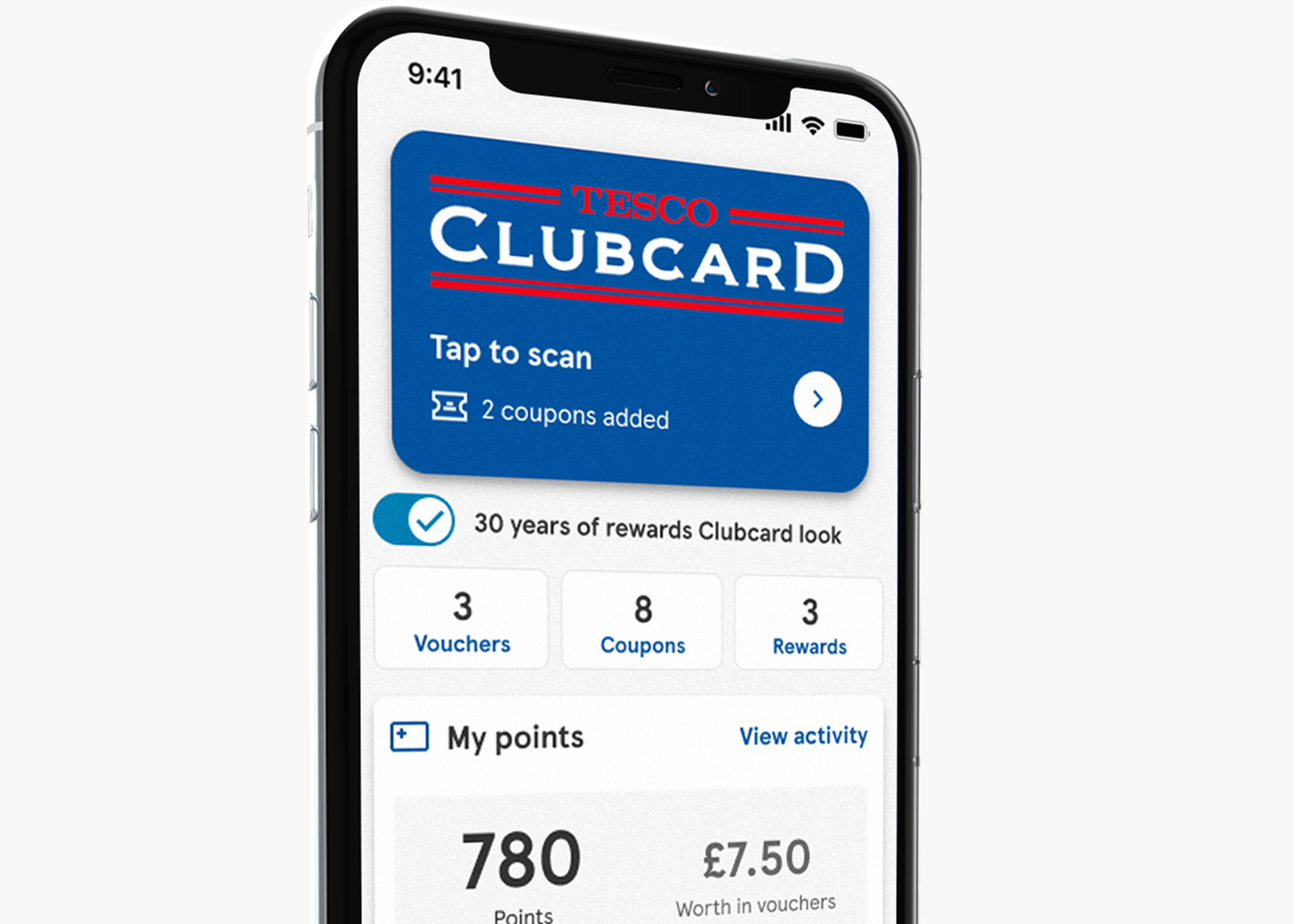 Tesco 30 Years of Clubcard